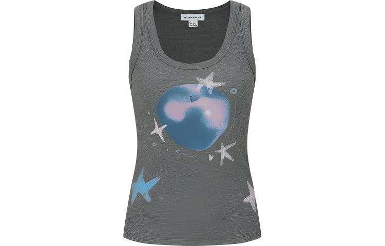 URBAN REVIVO Tank Tops Women's Heather Gray Other