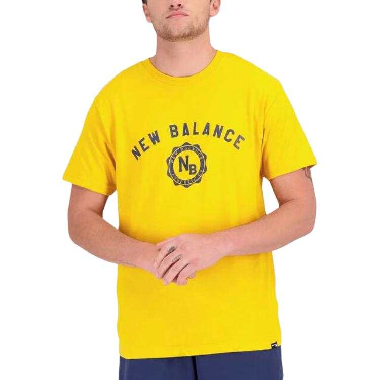 New Balance New Balance Sport Seasonal T Shirt Men's Yellow