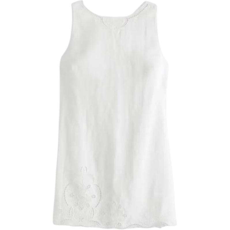 Abercrombie&Fitch Sleeveless Dresses Women's White Moderate