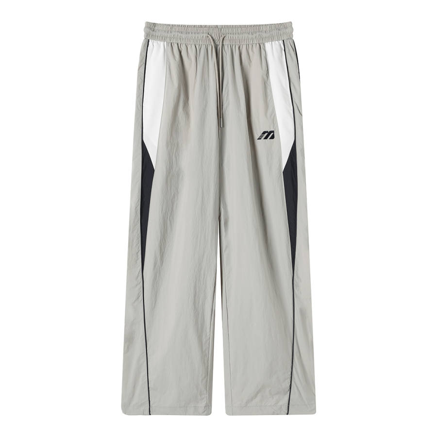 Tonlion Casual Pants Men's Cool Gray Moderate Straight Fit Pants