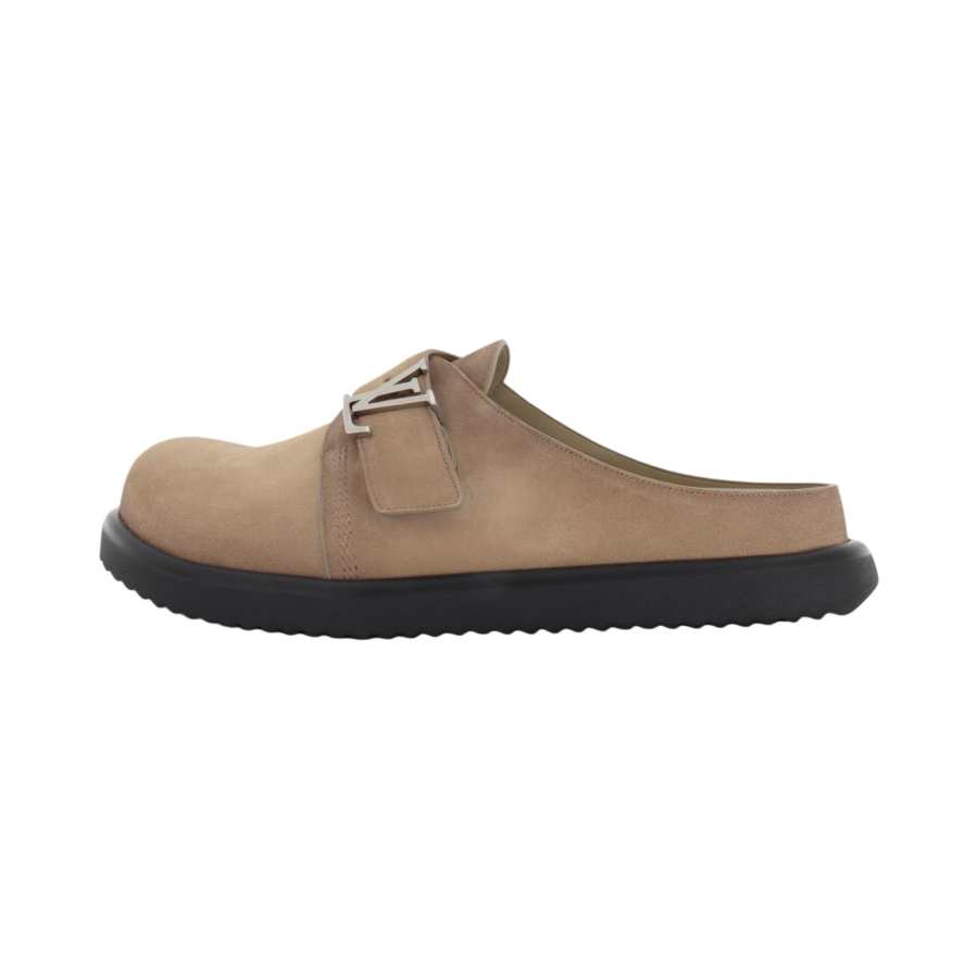 LOUIS VUITTON LOUIS VUITTON Easy No Special Function Closed Toe Slippers Men's Beige