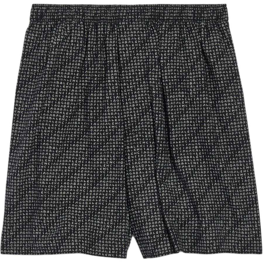 Balenciaga Casual Shorts Unisex Black Moderate