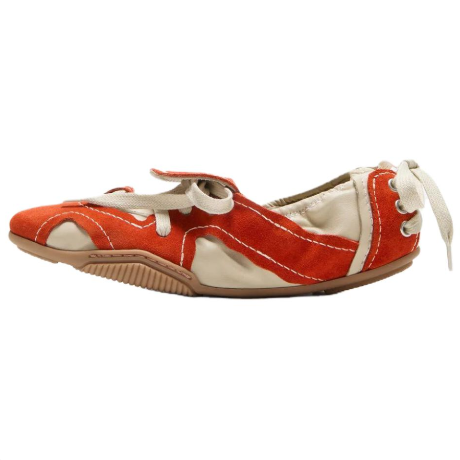 Acne Studios Acne Studios Casual Shoes Women's Low Top Ecru & Orange