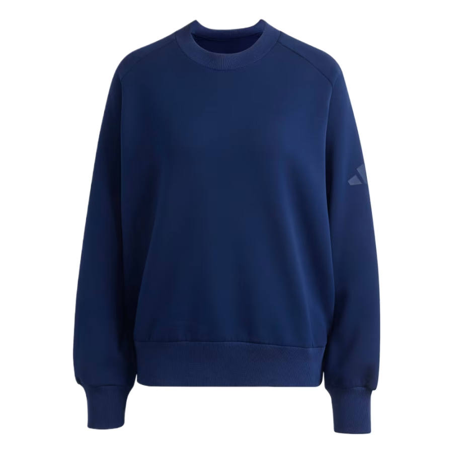 Adidas Adidas Sportswear Sweatshirts Women's Dark Blue Crew Neck Moderate