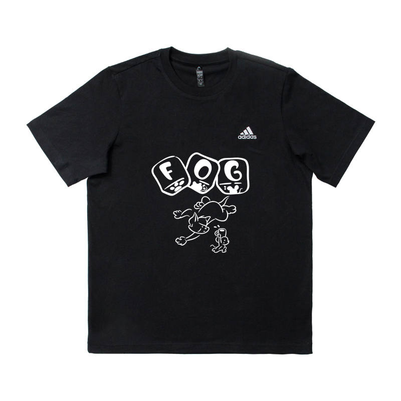 Adidas Adidas MUST HAVES T Shirts Men's Black Crew Neck Moderate