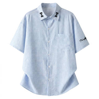 PAL ONGACO Shirts Unisex Lapel Moderate Straight Fit