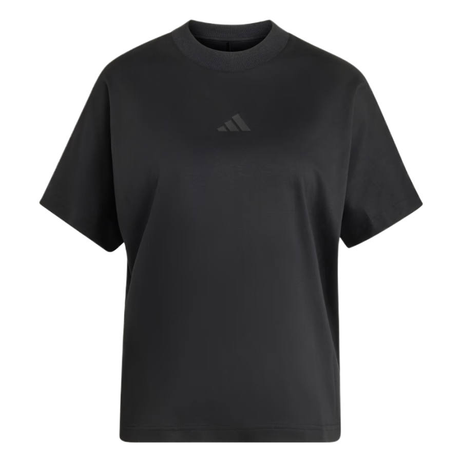 Adidas Adidas Sportswear T Shirts Women's Black Crew Neck Moderate
