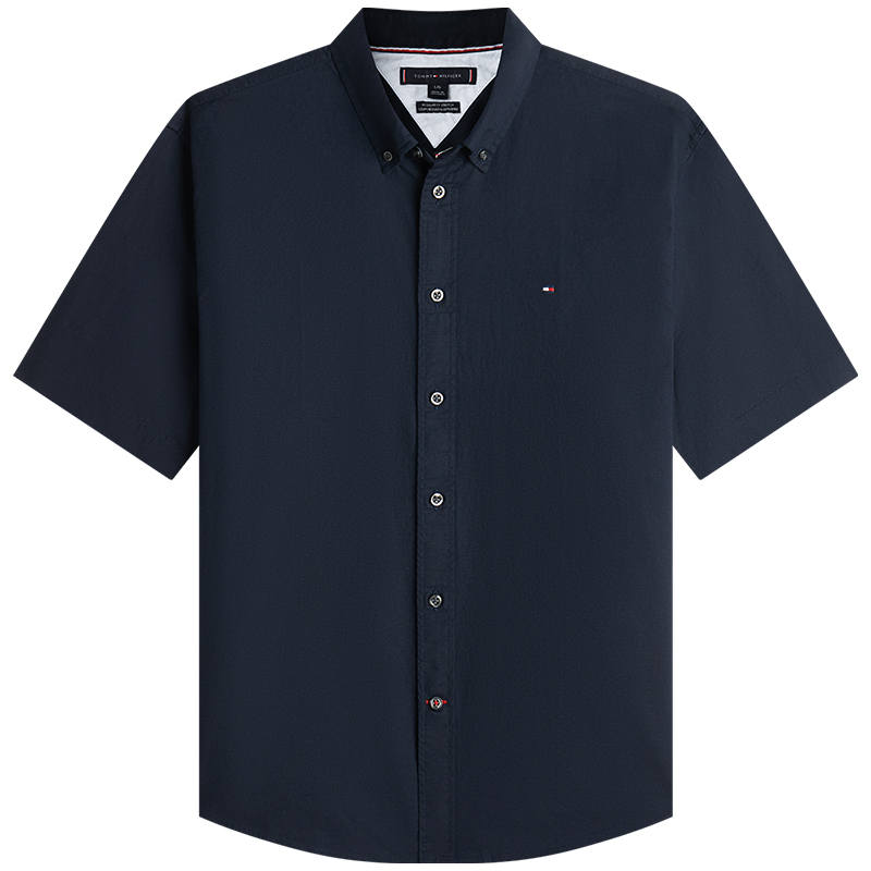Tommy Hilfiger striped cotton-blend shirt