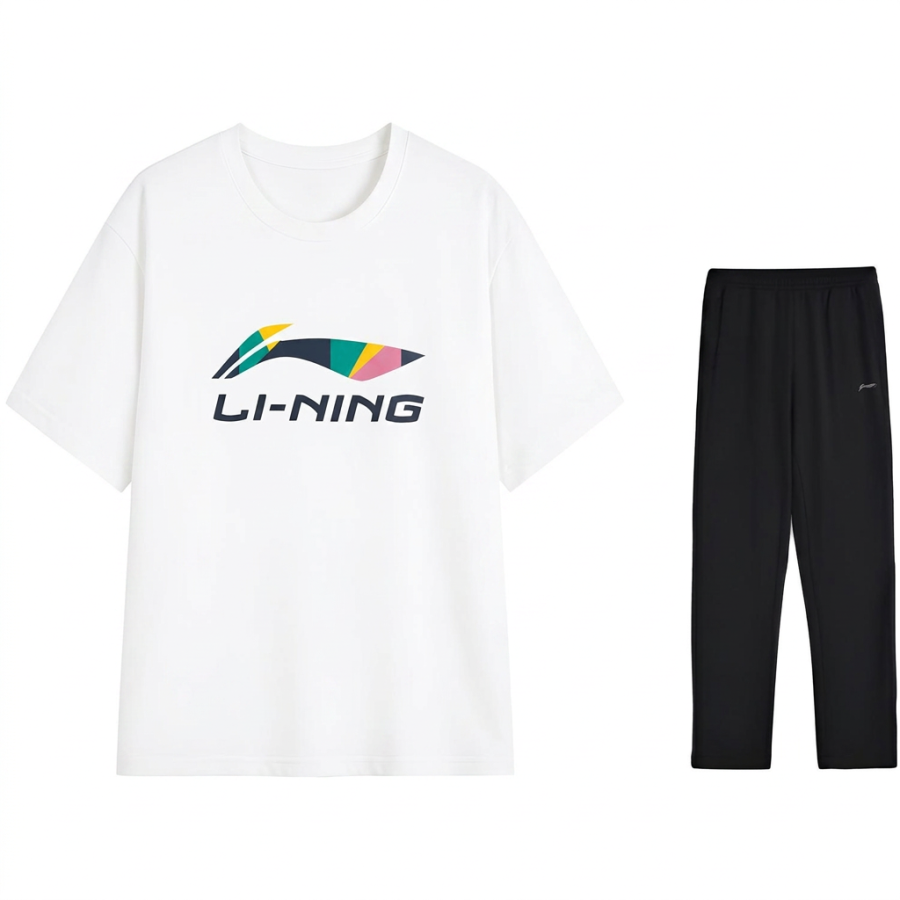 Li-Ning Li Ning Casual Sportswear Men's Crew Neck Moderate