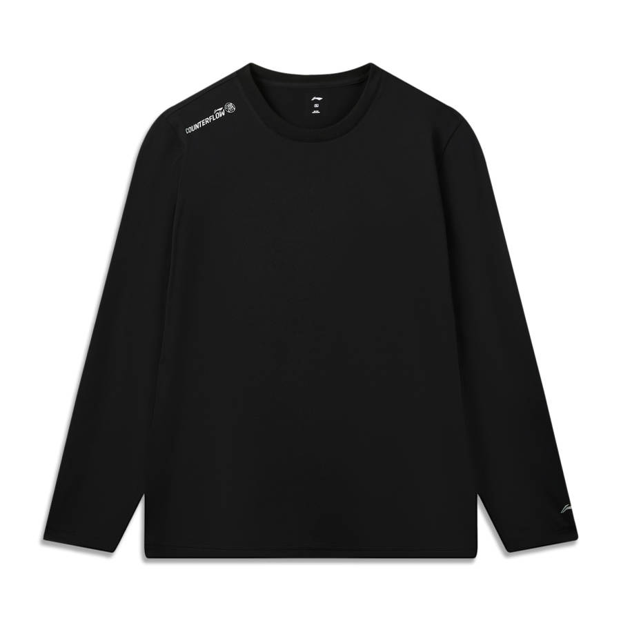 Li-Ning Li Ning Outdoor CF Tracing T Shirts Men's Black Crew Neck Moderate