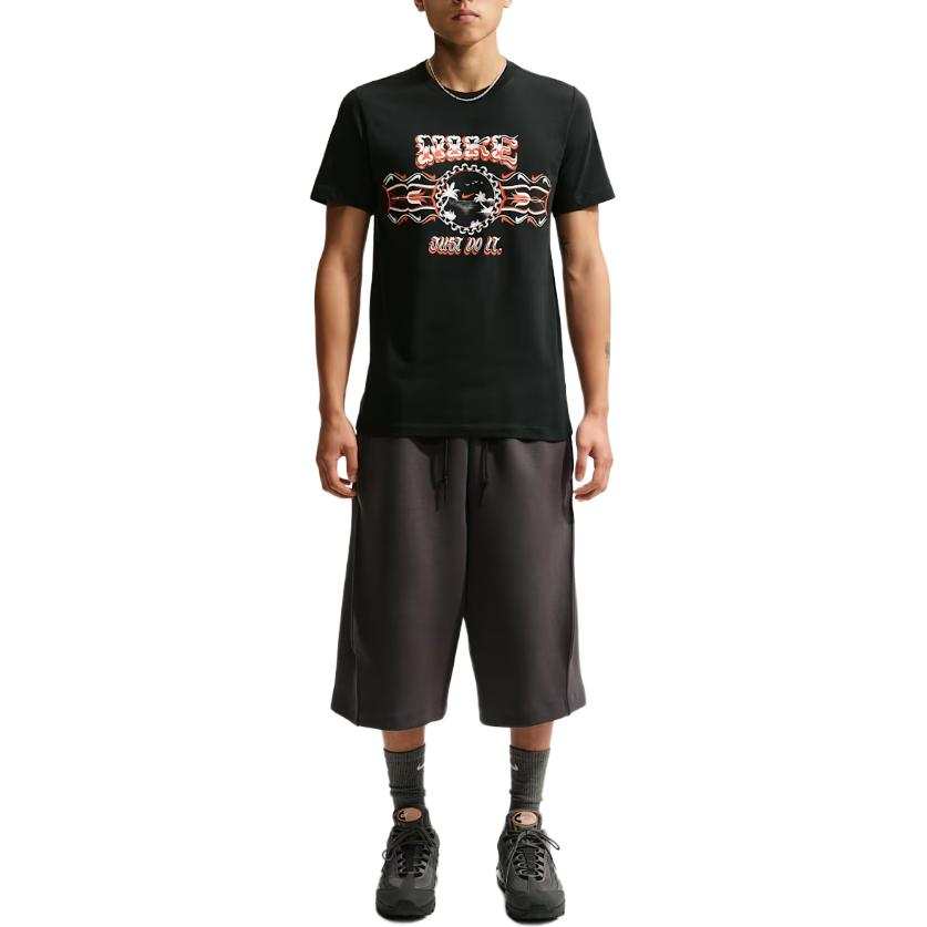Nike Nike Sportswear T Shirts Men's Black Crew Neck