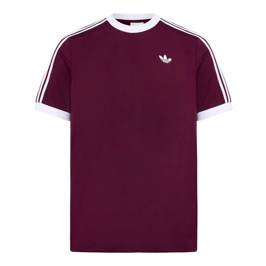 Adidas Originals Tennis Tops Unisex Dark Reddish Purple Crew Neck Moderate