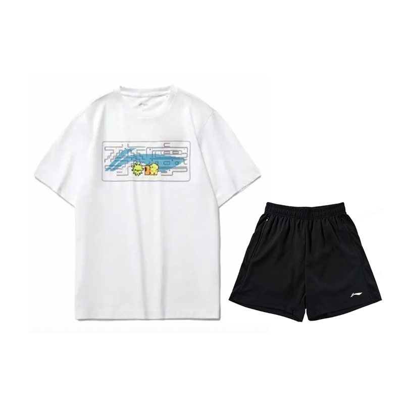 Li-Ning Li Ning Casual Sportswear Men's Crew Neck Moderate