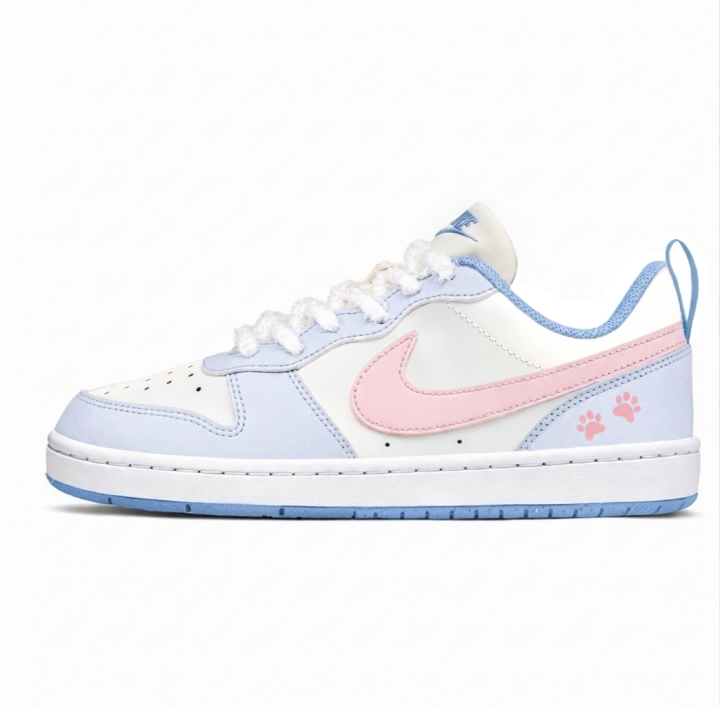 Nike Nike Court Borough 2 Skateboard Shoes Women's Low Top Blue/Pink