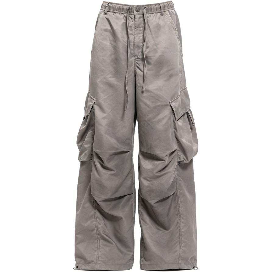 Feng Chen Wang Feng Chen Wang Cargo Pants Unisex Gray Moderate
