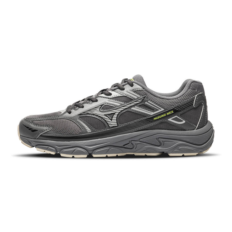 Mizuno NEX Running Shoes Unisex Low Top Plain Pure Gray