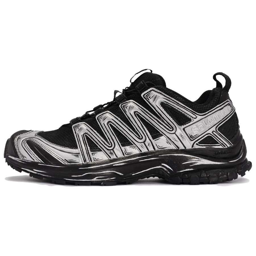 SALOMON XA PRO 3D Trail Running Shoes Unisex Low Top Red/Silver