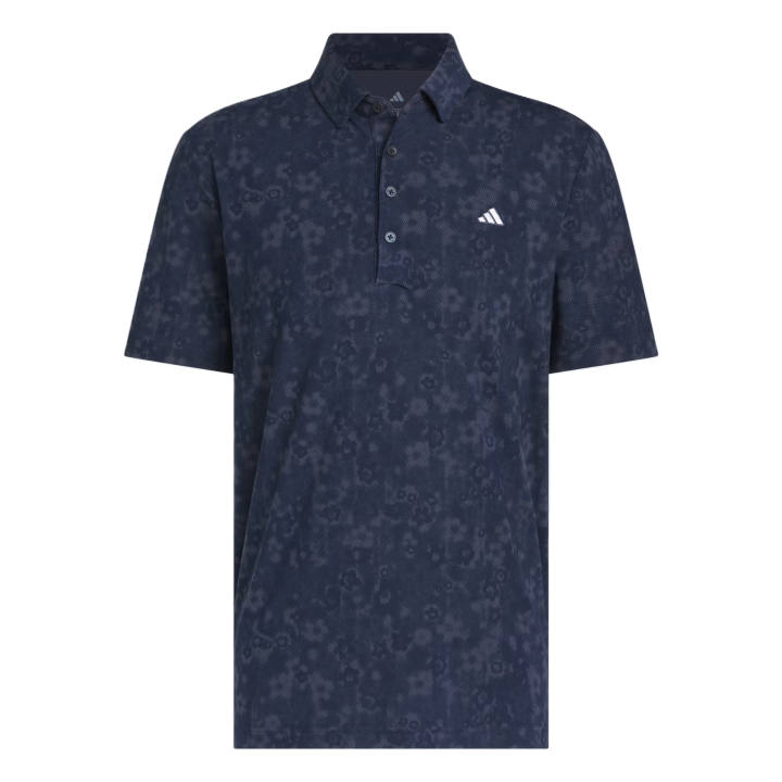 Adidas Adidas Ultimate365 Golf Clothing Men's Collegiate Marine Blue Polo Collar Moderate