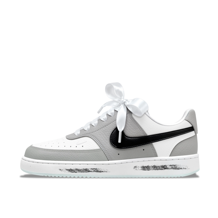 Nike Nike Court Vision Skateboard Shoes Women's Low Top Gray