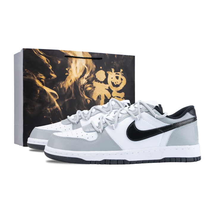 Nike Nike Dunk Skateboard Shoes Men's Low Top White/Gray