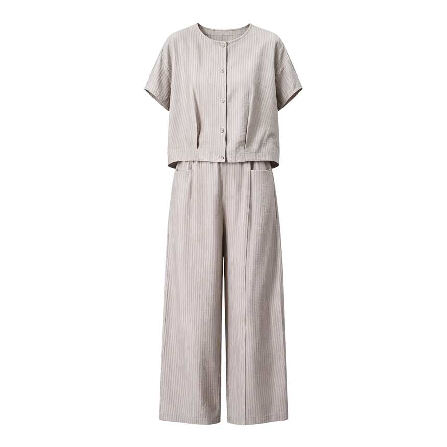Sugarfunk Sugarfunk Casual Suits Women's Crew Neck Thin