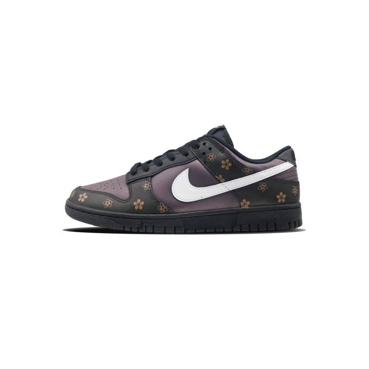 Nike Nike Dunk Skateboard Shoes Unisex Low Top Black White Brown