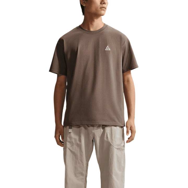 Nike Nike ACG T Shirts Men's Brown Crew Neck Moderate