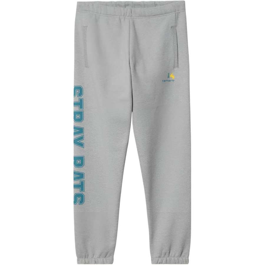 Carhartt WIP Knitted Sweatpants Men's Gray Moderate Cuffed Pants