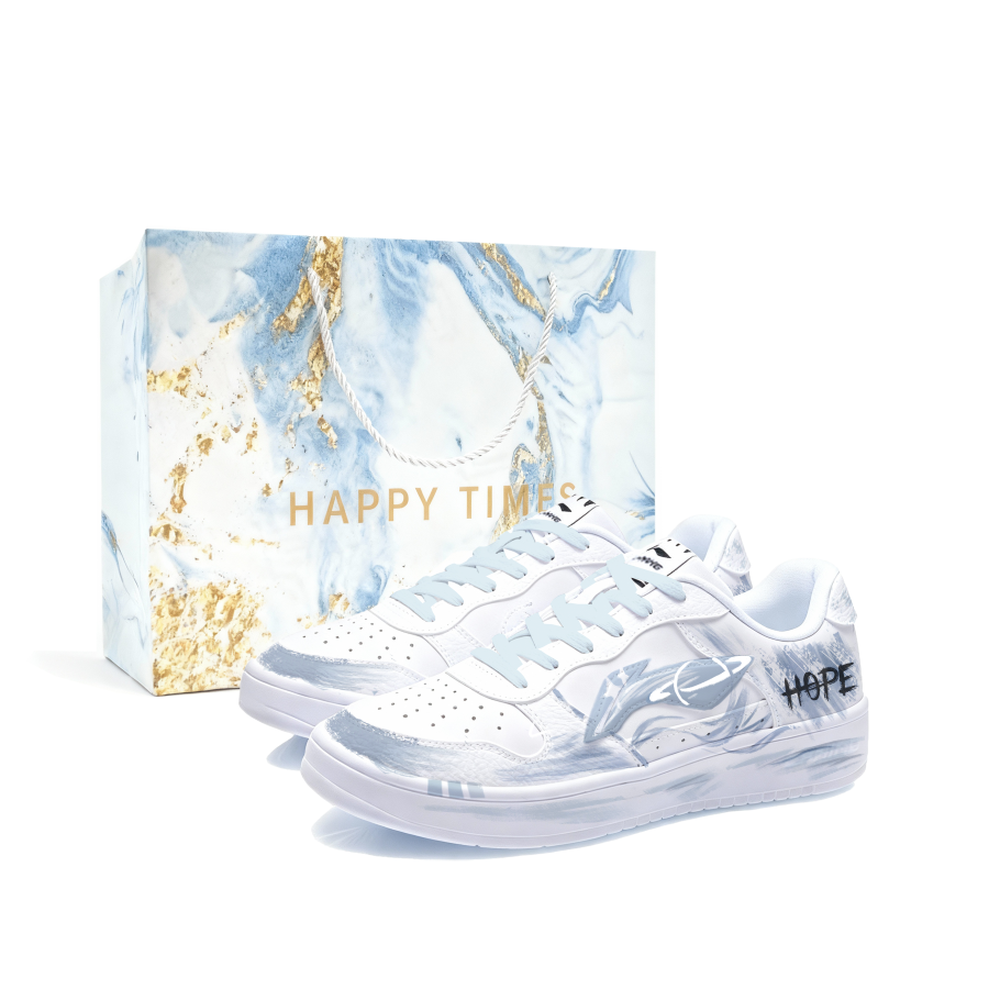 Li-Ning Li Ning Floating Boat Skateboard Shoes Unisex Low Top Blue