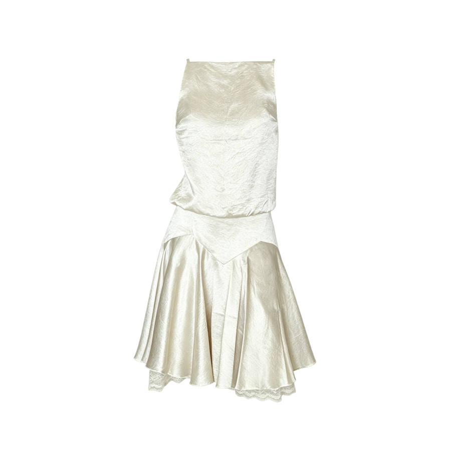 TUSHIFEI Two Piece Skirt Sets Women's Camisole Moderate Midi Skirt
