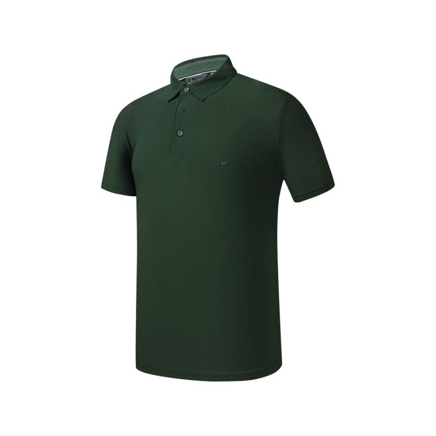 FILA Golf Polo Shirts Men's Jasper Polo Collar Moderate Straight Fit
