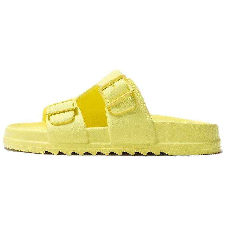 ZARA ZARA Slide Slippers Men's Yellow