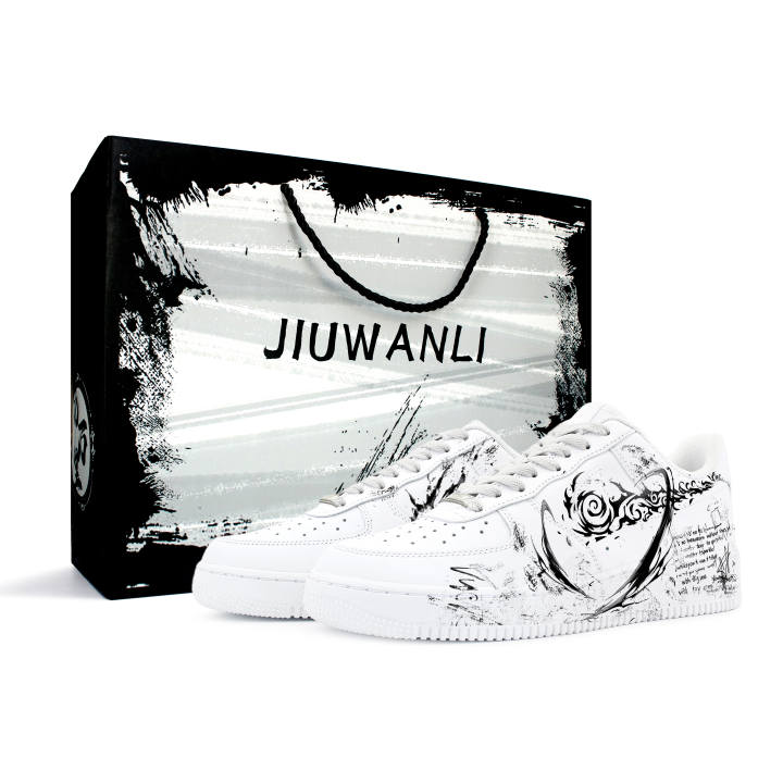 Nike Nike Air Force 1 Skateboard Shoes Men's Low Top White/Black/Gray