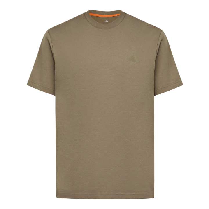 Adidas Adidas Terrex T Shirts Men's Khaki Brown Crew Neck Moderate