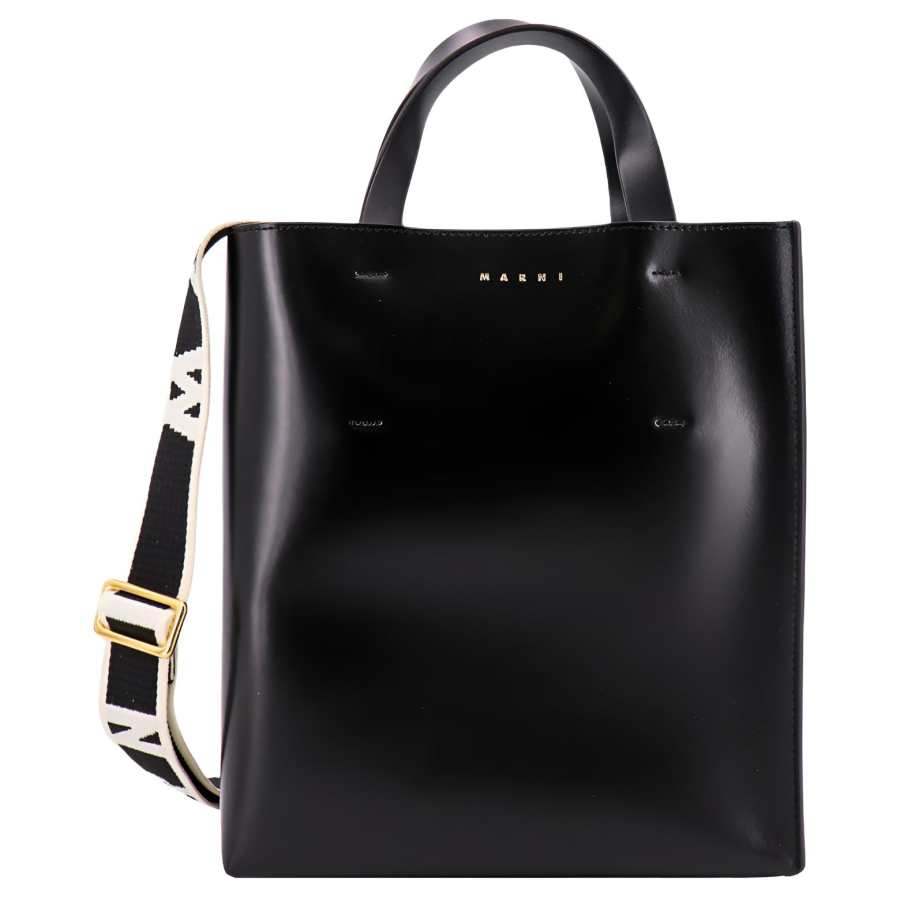 MARNI Marni small Museo leather tote bag