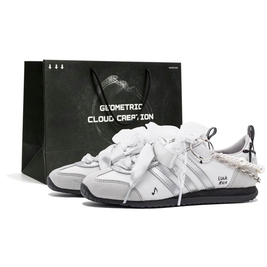 Adidas Adidas VS JOG 2.0 Ballet Era Low top German Army Trainers Unisex Silver White