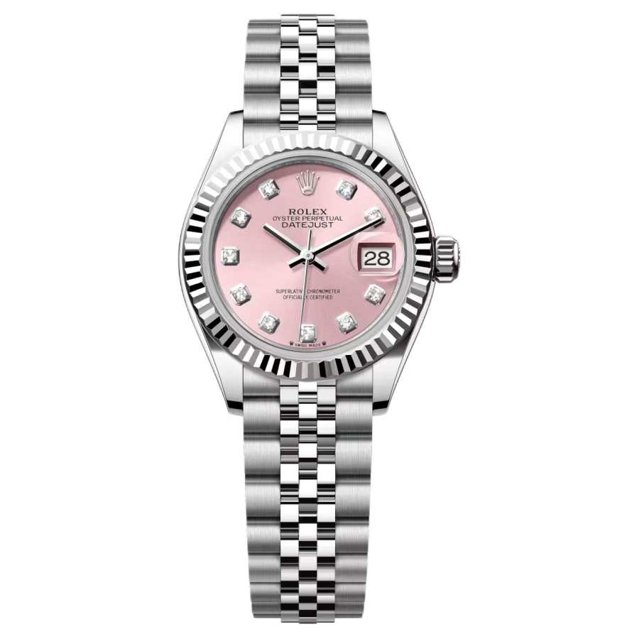 ROLEX Diamond Bezel Lady Datejust Collection Automatic Mechanical Movement 100m Waterproof Women's Watch