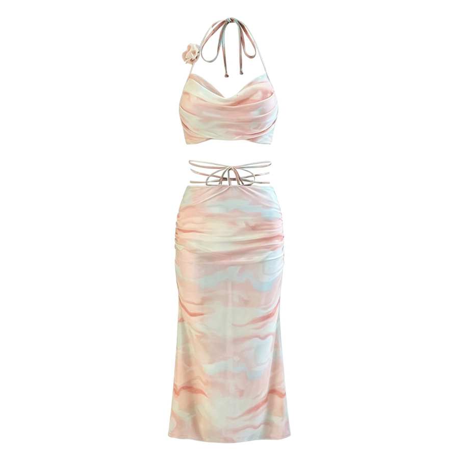 Sugarfunk Sugarfunk Bikinis Women's Pink Blended Mixed Color Thin