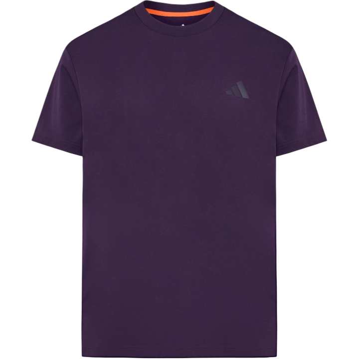 Adidas Adidas Terrex T Shirts Men's Aurora Plum Purple Crew Neck Moderate