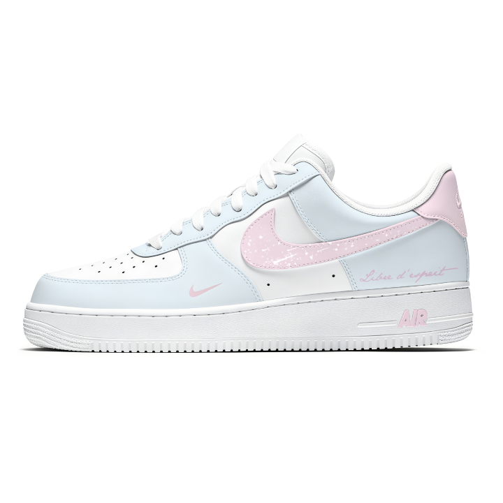 Nike Nike Skateboard Shoes Women's Low Top White, Pink, Light Blue