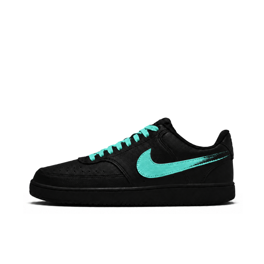 Nike Nike Court Vision Low Skateboard Shoes Unisex Low Top Cyan