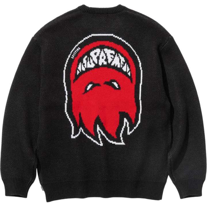 Supreme Supreme X SPITFIRE Sweaters Unisex Crew Neck Moderate Other