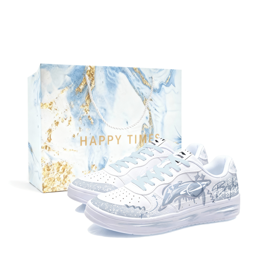 Li-Ning Li Ning Floating Boat Skateboard Shoes Unisex Low Top Blue