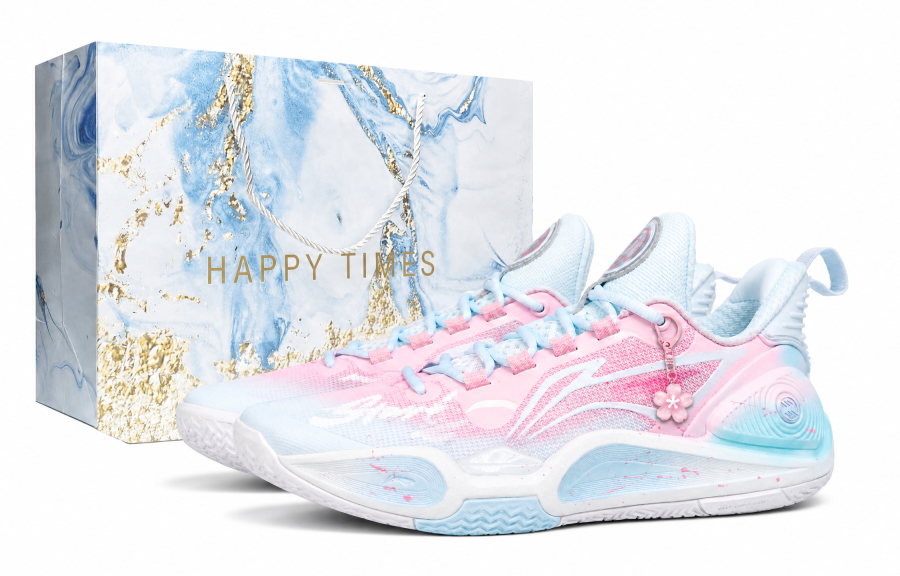 Li-Ning Li Ning Basketball Shoes Men's Low Top Pink