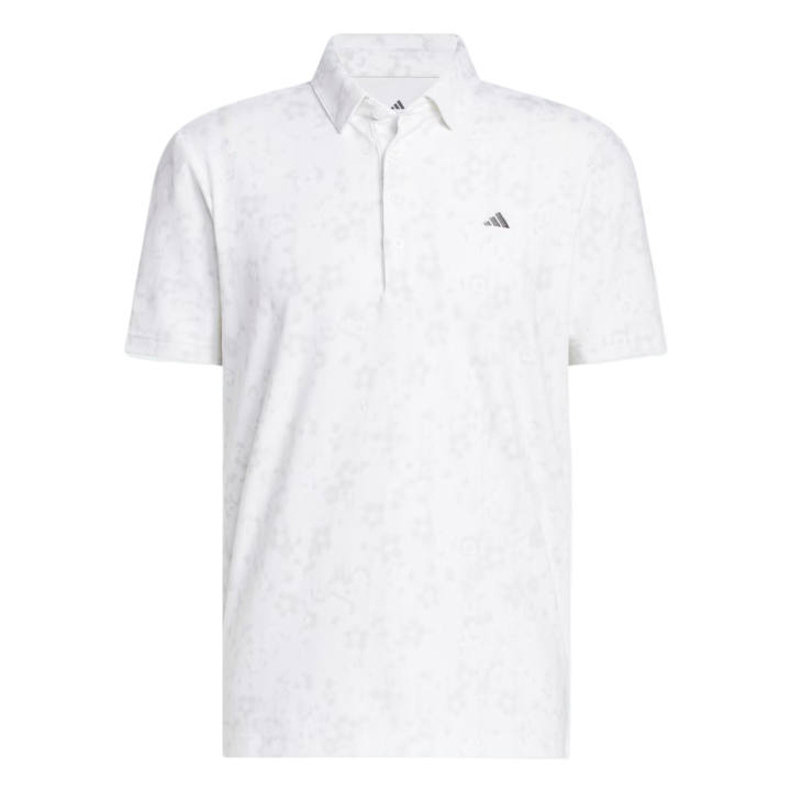 Adidas Adidas Ultimate365 Golf Clothing Men's White Polo Collar Moderate