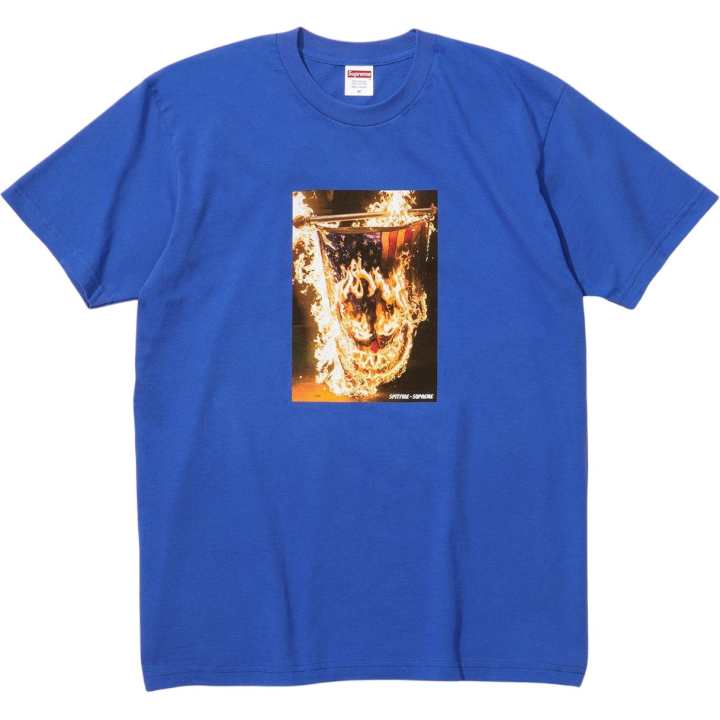 Supreme Supreme Spitfire T Shirts Unisex Crew Neck