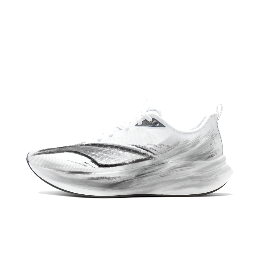 Li-Ning Li Ning Red Hare 9 PRO Running Shoes Men's Low Top Light Gray White Sketch
