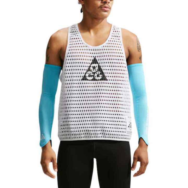 Nike Nike ACG Running Tank Tops Men's White/Anthracite Crew Neck Moderate