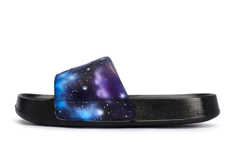 DESCENTE DESCENTE ICING NAS Slide Slippers Unisex Blue Purple White