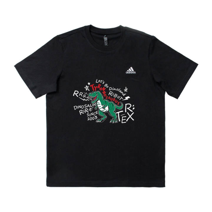 Adidas Adidas MUST HAVES T Shirts Men's Black Crew Neck Moderate